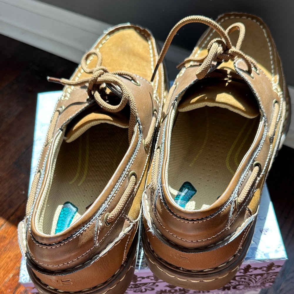 Nunn Bush Men's Tan Boat Shoes 11 M New without original box - Picture 3 of 4